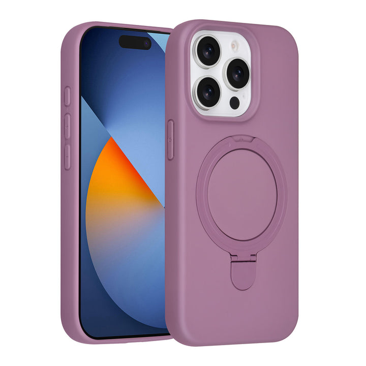 TUNIQ iPhone 15 Pro Backcover hoesje - Magsafe With Ring Stand - Hanger - Sunset Purple-Hoesjes-Ilumina Benelux