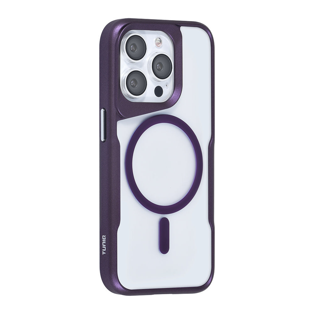 TUNIQ iPhone 15 Pro Backcover hoesje Magsafe silicone - Paars-Hoesjes-Ilumina Benelux