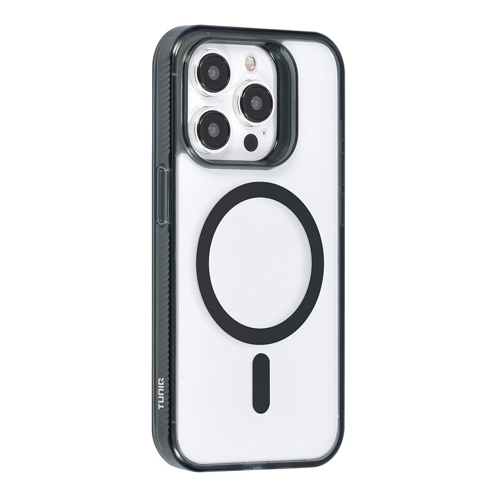 TUNIQ iPhone 15 Pro Backcover hoesje Magsafe silicone - Zwart-Hoesjes-Ilumina Benelux