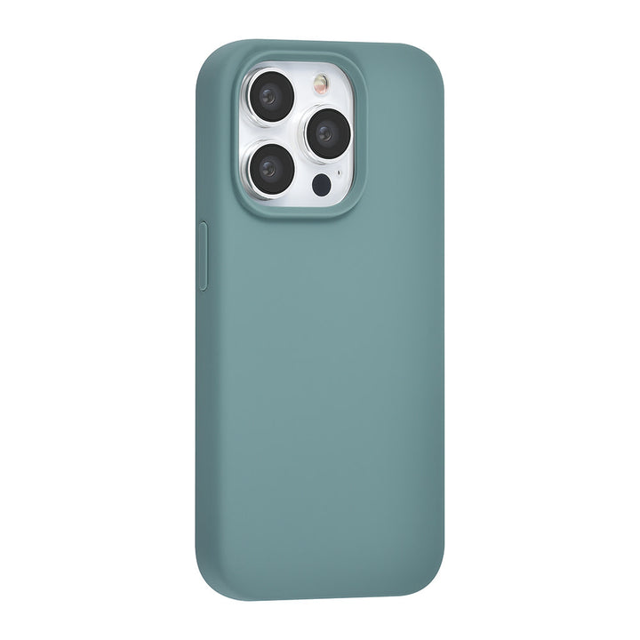 TUNIQ iPhone 15 Pro Backcover hoesje Premium Liquid silicone - Groen-Hoesjes-Ilumina Benelux