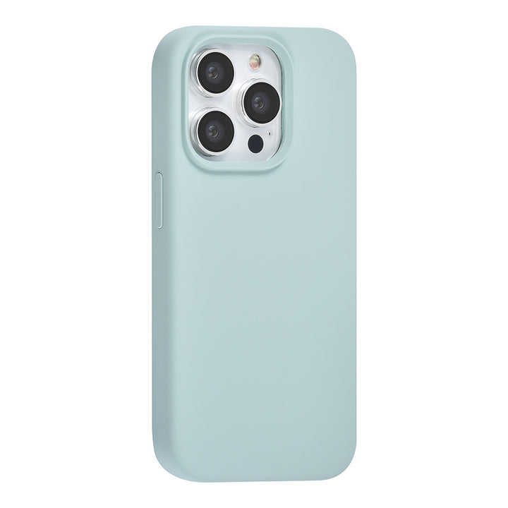 TUNIQ iPhone 15 Pro Backcover hoesje Premium Liquid silicone - LichtBlauw-Hoesjes-Ilumina Benelux