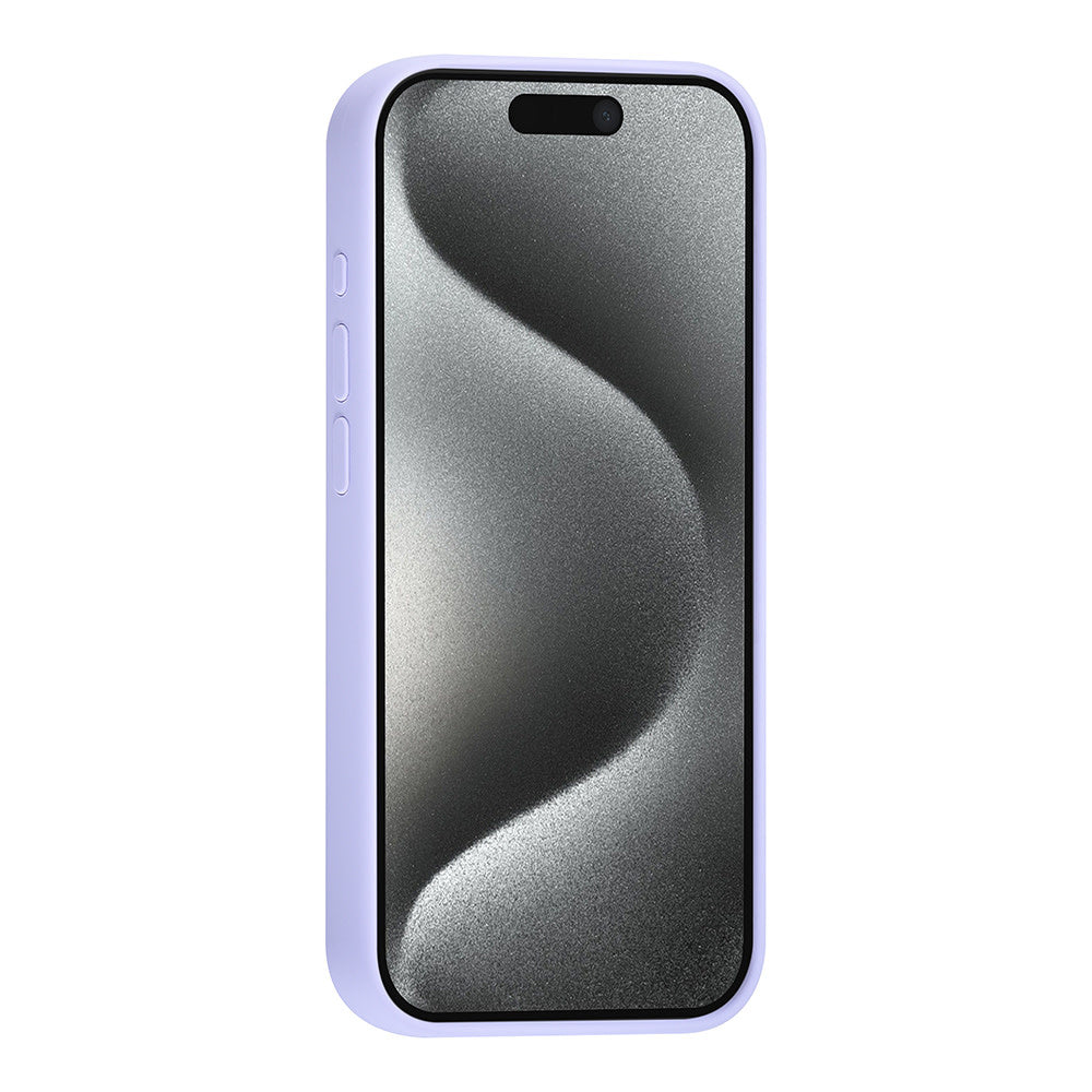 TUNIQ iPhone 15 Pro Backcover hoesje Premium Liquid silicone - Paars-Hoesjes-Ilumina Benelux
