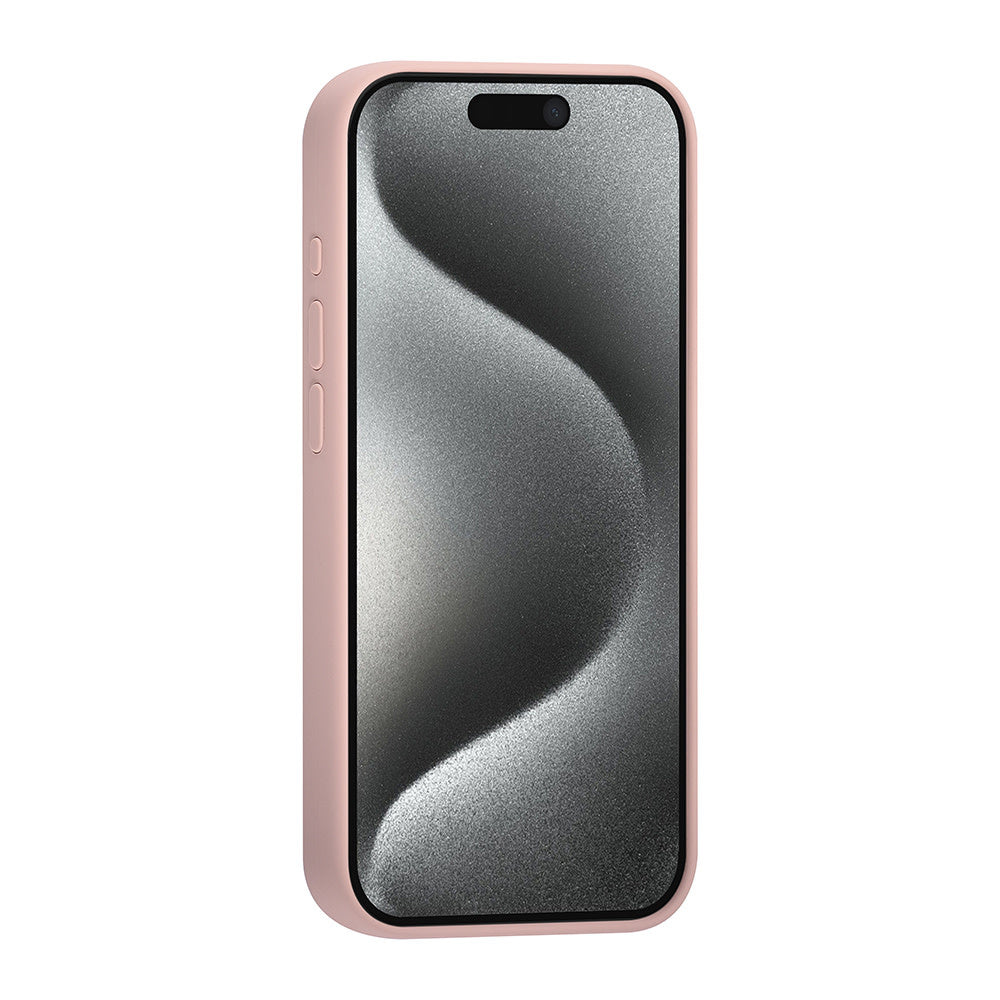 TUNIQ iPhone 15 Pro Backcover hoesje Premium Liquid silicone - Roze-Hoesjes-Ilumina Benelux