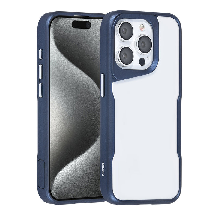 TUNIQ iPhone 15 Pro Backcover hoesje Silicone - DonkerBlauw-Hoesjes-Ilumina Benelux