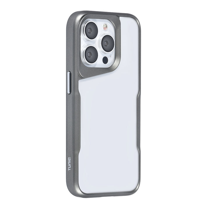 TUNIQ iPhone 15 Pro Backcover hoesje Silicone - Grijs-Hoesjes-Ilumina Benelux