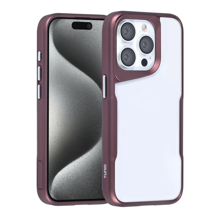 TUNIQ iPhone 15 Pro Backcover hoesje Silicone - Rood-Hoesjes-Ilumina Benelux