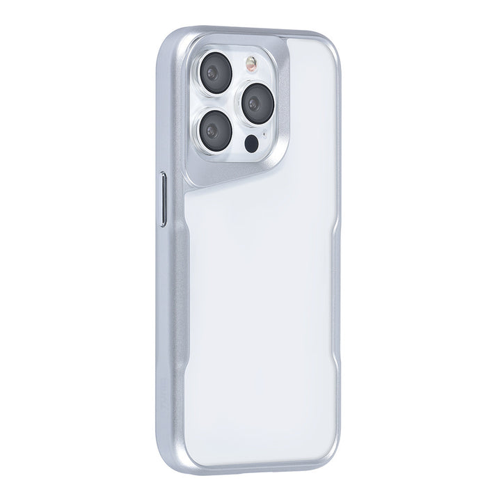 TUNIQ iPhone 15 Pro Backcover hoesje Silicone - Zilver-Hoesjes-Ilumina Benelux
