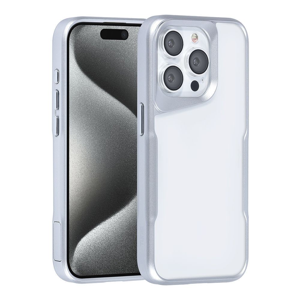 TUNIQ iPhone 15 Pro Backcover hoesje Silicone - Zilver-Hoesjes-Ilumina Benelux
