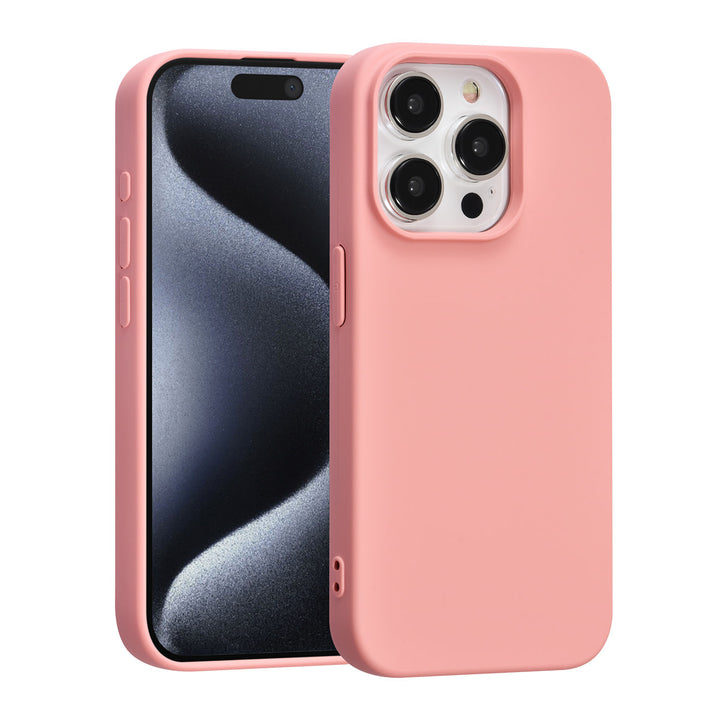 TUNIQ iPhone 15 Pro Backcover hoesje - Zalmroze-Hoesjes-Ilumina Benelux