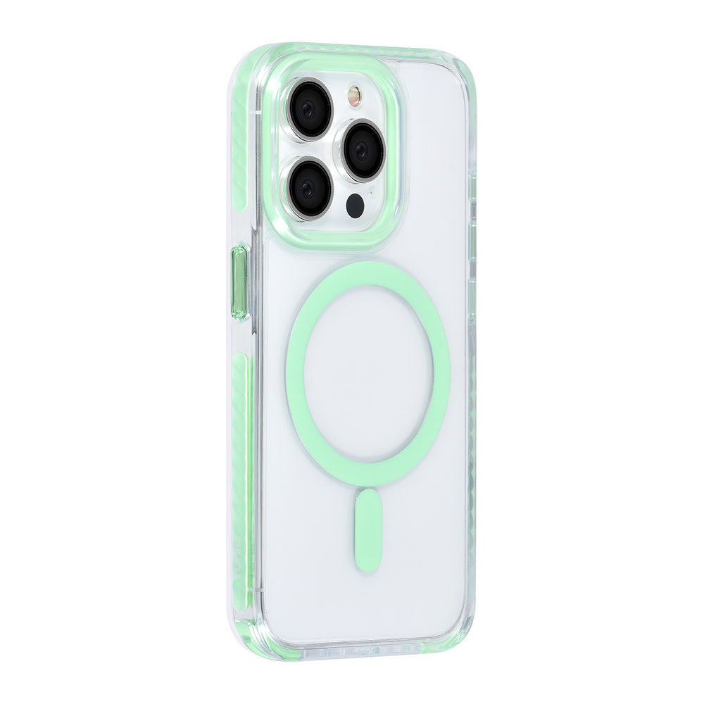 TUNIQ iPhone 15 Pro Backcover hoesje neck cord - magsafe - Groen-Hoesjes-Ilumina Benelux