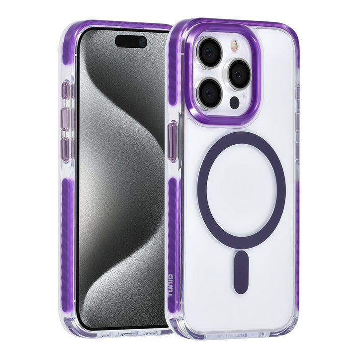 TUNIQ iPhone 15 Pro Backcover hoesje neck cord - magsafe - Paars-Hoesjes-Ilumina Benelux