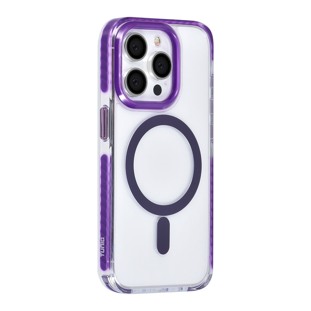 TUNIQ iPhone 15 Pro Backcover hoesje neck cord - magsafe - Paars-Hoesjes-Ilumina Benelux