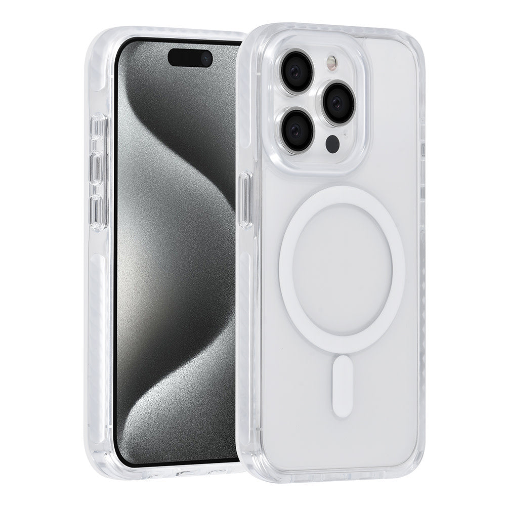 TUNIQ iPhone 15 Pro Backcover hoesje neck cord - magsafe - Wit-Hoesjes-Ilumina Benelux