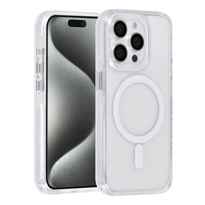TUNIQ iPhone 15 Pro Backcover hoesje neck cord - magsafe - Wit-Hoesjes-Ilumina Benelux