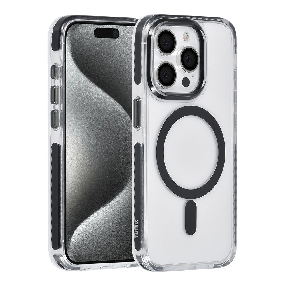 TUNIQ iPhone 15 Pro Backcover hoesje neck cord - magsafe - Zwart-Hoesjes-Ilumina Benelux