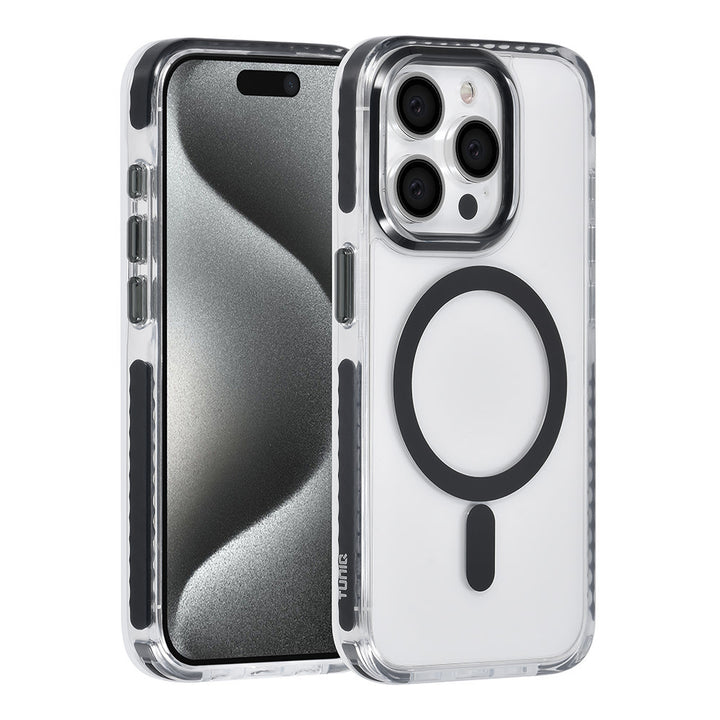 TUNIQ iPhone 15 Pro Backcover hoesje neck cord - magsafe - Zwart-Hoesjes-Ilumina Benelux