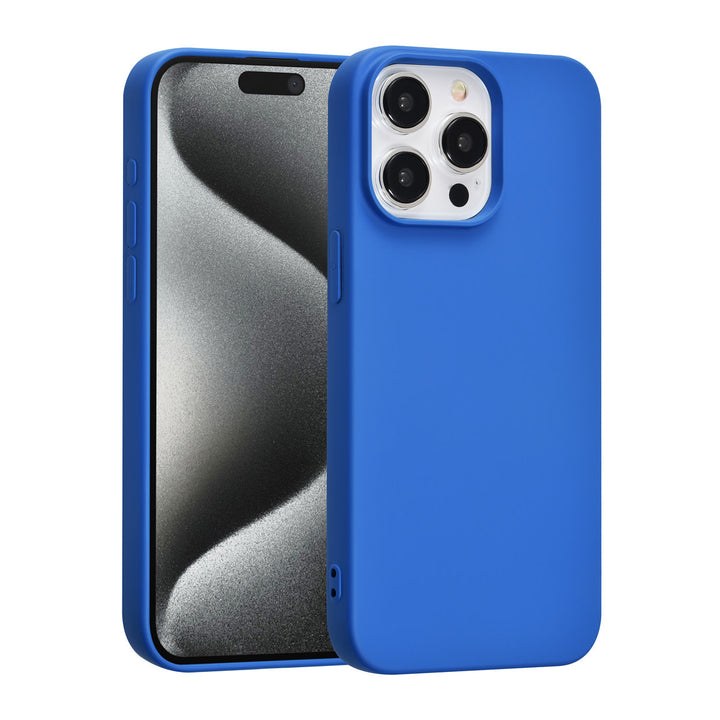 TUNIQ iPhone 15 Pro Max Backcover hoesje - Diepblauw-Hoesjes-Ilumina Benelux
