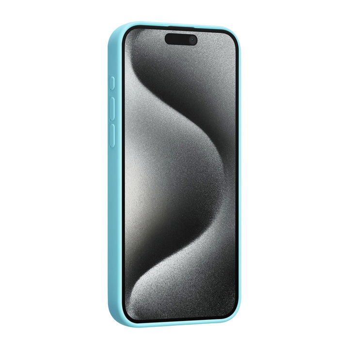 TUNIQ iPhone 15 Pro Max Backcover hoesje - Koraalblauw-Hoesjes-Ilumina Benelux