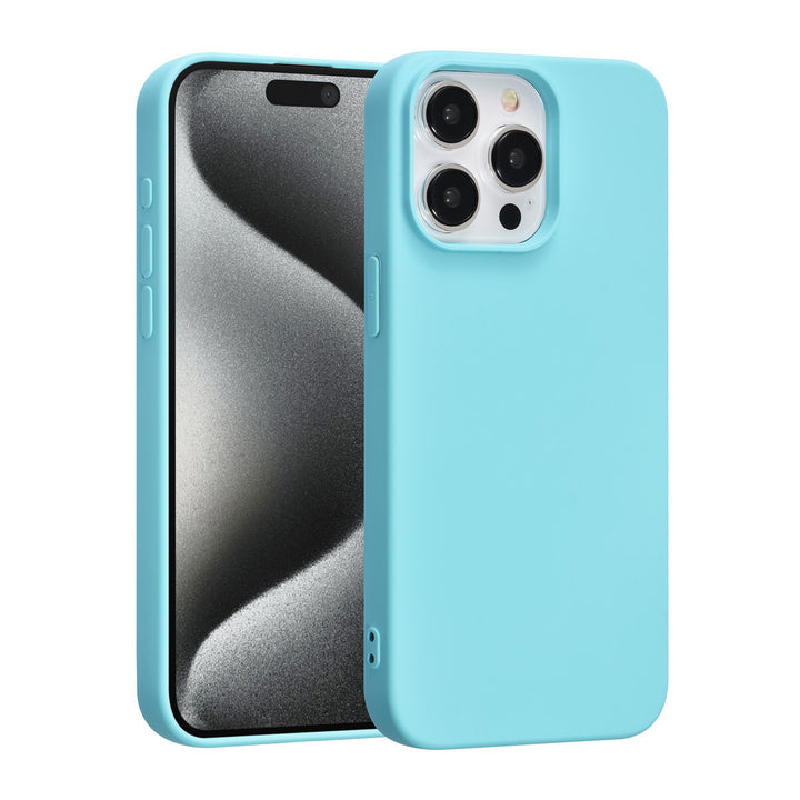 TUNIQ iPhone 15 Pro Max Backcover hoesje - Koraalblauw-Hoesjes-Ilumina Benelux