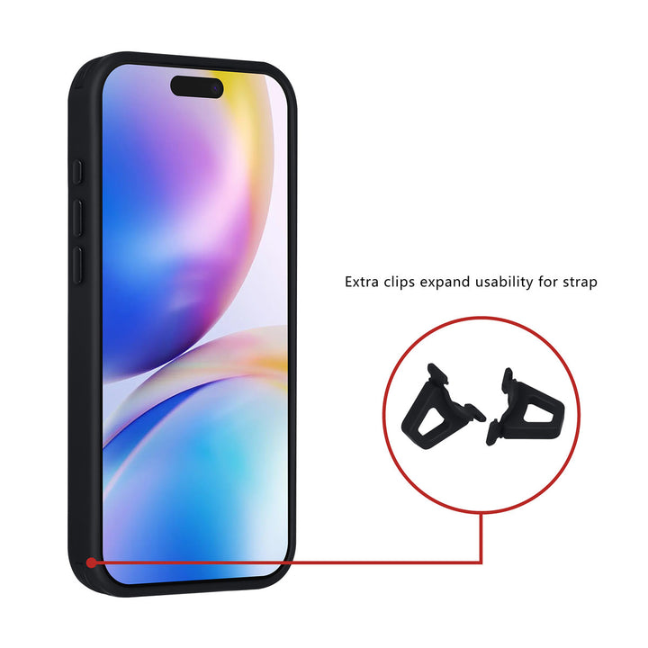 TUNIQ iPhone 15 Pro Max Backcover hoesje - Magsafe - Carbon Fiber - Shockproof - Zwart-Hoesjes-Ilumina Benelux