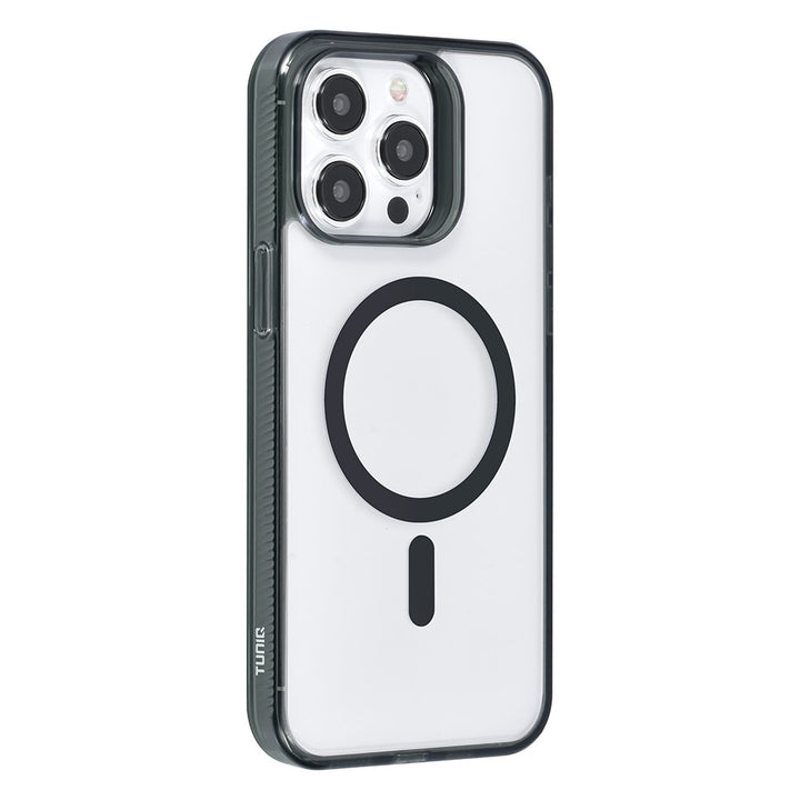 TUNIQ iPhone 15 Pro Max Backcover hoesje Magsafe silicone - Zwart-Hoesjes-Ilumina Benelux