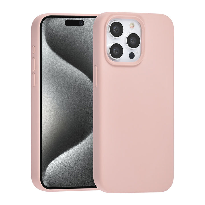TUNIQ iPhone 15 Pro Max Backcover hoesje Premium Liquid silicone - Roze-Hoesjes-Ilumina Benelux