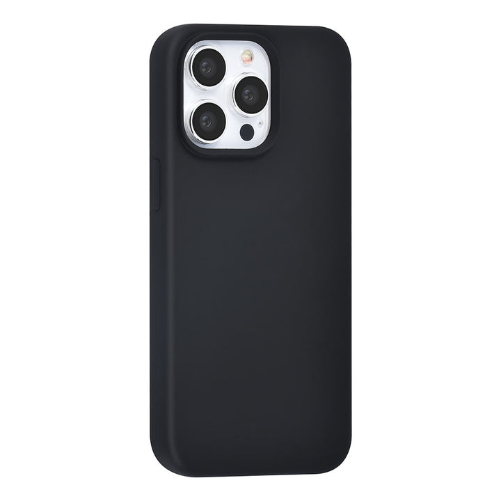 TUNIQ iPhone 15 Pro Max Backcover hoesje Premium Liquid silicone - Zwart-Hoesjes-Ilumina Benelux