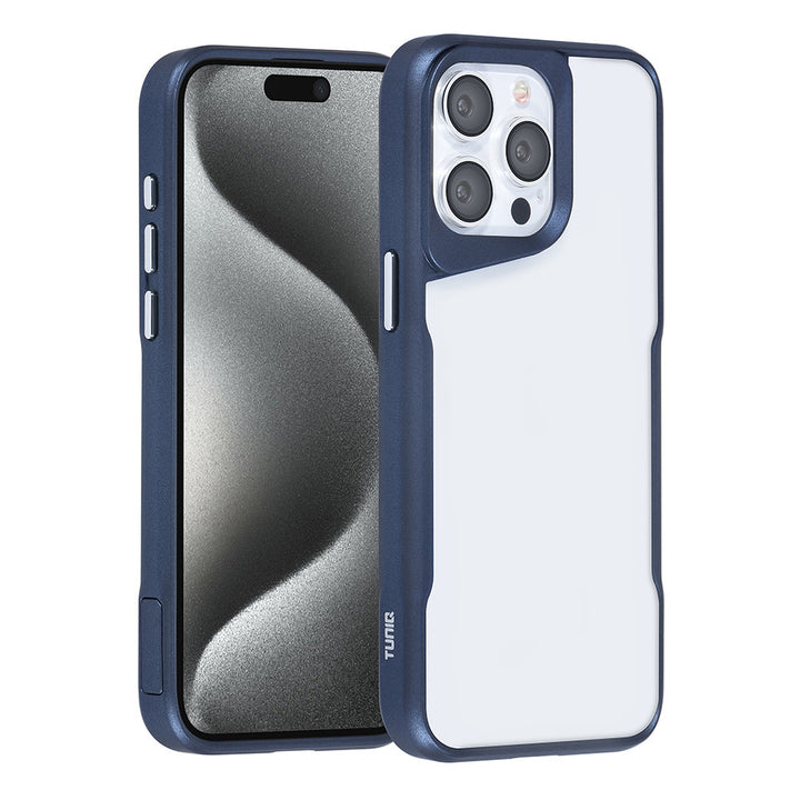 TUNIQ iPhone 15 Pro Max Backcover hoesje Silicone - DonkerBlauw-Hoesjes-Ilumina Benelux