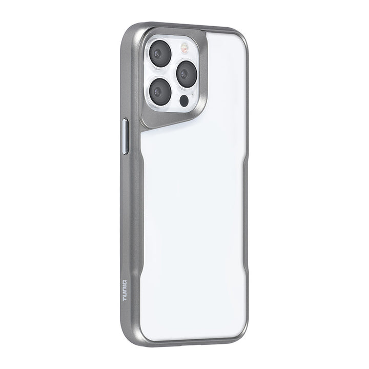 TUNIQ iPhone 15 Pro Max Backcover hoesje Silicone - Grijs-Hoesjes-Ilumina Benelux