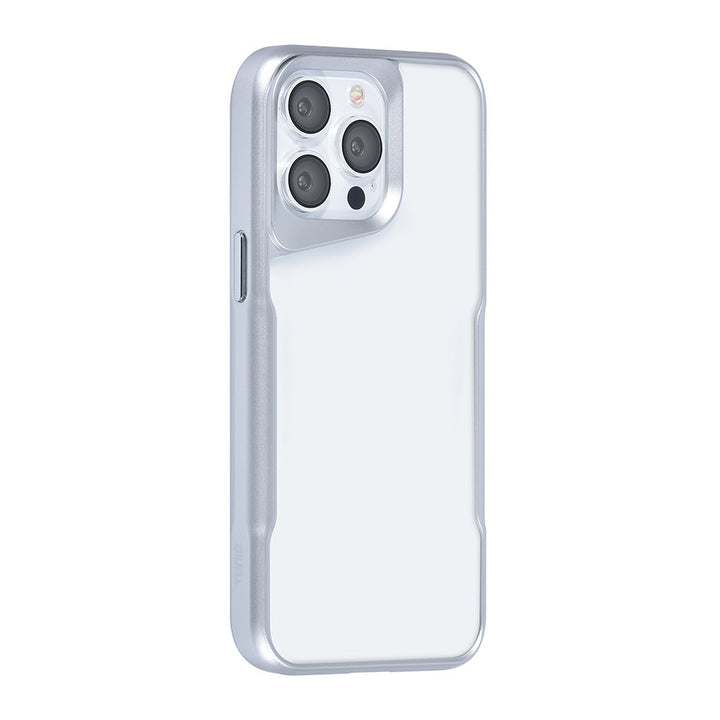 TUNIQ iPhone 15 Pro Max Backcover hoesje Silicone - Zilver-Hoesjes-Ilumina Benelux