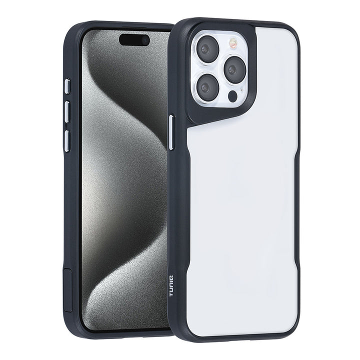 TUNIQ iPhone 15 Pro Max Backcover hoesje Silicone - Zwart-Hoesjes-Ilumina Benelux