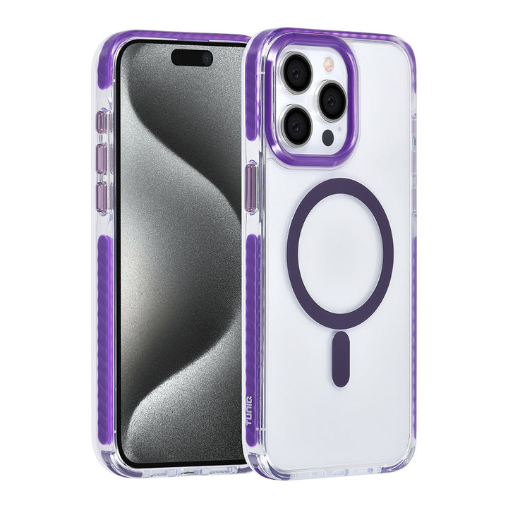 TUNIQ iPhone 15 Pro Max Backcover hoesje neck cord - magsafe - Paars-Hoesjes-Ilumina Benelux