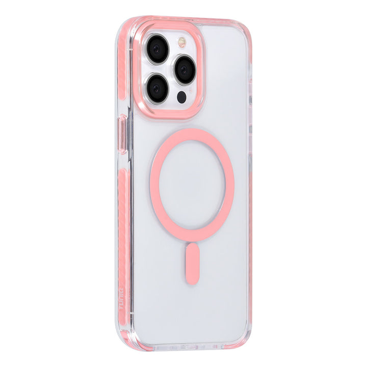 TUNIQ iPhone 15 Pro Max Backcover hoesje neck cord - magsafe - Roze-Hoesjes-Ilumina Benelux