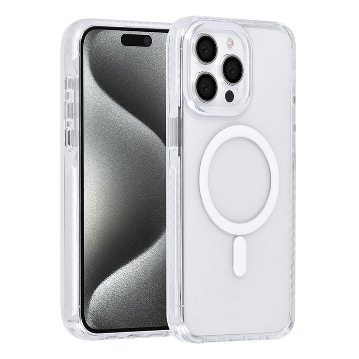 TUNIQ iPhone 15 Pro Max Backcover hoesje neck cord - magsafe - Wit-Ilumina Benelux