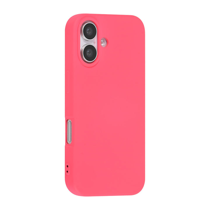 TUNIQ iPhone 16 Backcover hoesje - Felroze-Hoesjes-Ilumina Benelux