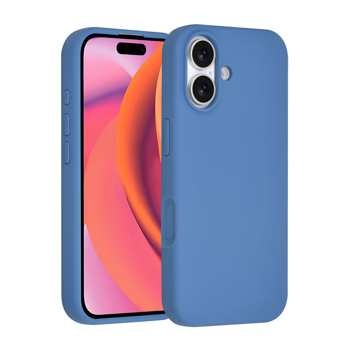 TUNIQ iPhone 16 Backcover hoesje - Full Silicone - Blauw-Hoesjes-Ilumina Benelux