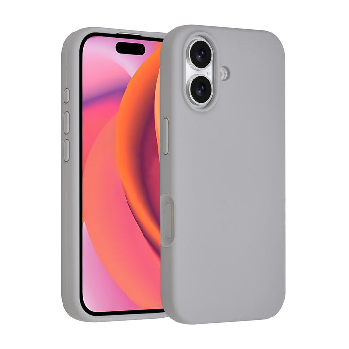 TUNIQ iPhone 16 Backcover hoesje - Full Silicone - Grijs-Hoesjes-Ilumina Benelux