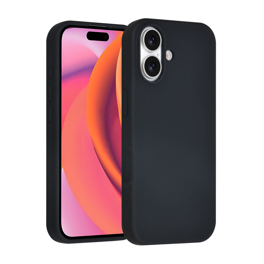 TUNIQ iPhone 16 Backcover hoesje - Full Silicone - Zwart-Hoesjes-Ilumina Benelux