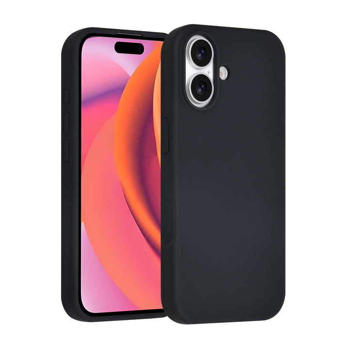TUNIQ iPhone 16 Backcover hoesje - Full Silicone - Zwart-Hoesjes-Ilumina Benelux