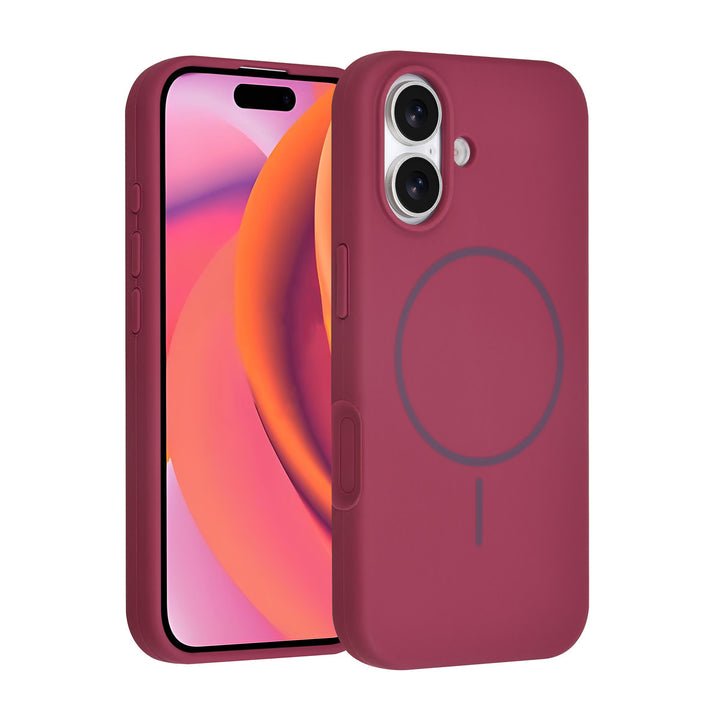 TUNIQ iPhone 16 Backcover hoesje - Magsafe - Full Silicone - Paars-Hoesjes-Ilumina Benelux