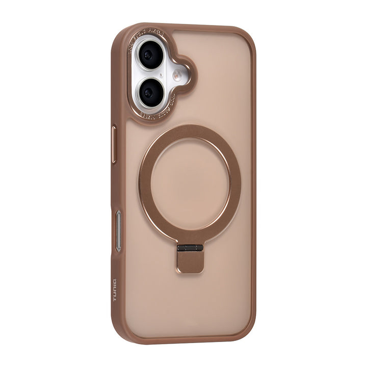 TUNIQ iPhone 16 Backcover hoesje - Magsafe - Ringstand - Goud-Hoesjes-Ilumina Benelux