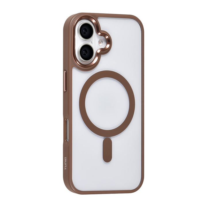 TUNIQ iPhone 16 Backcover hoesje - Magsafe - Silicone - Goud-Hoesjes-Ilumina Benelux