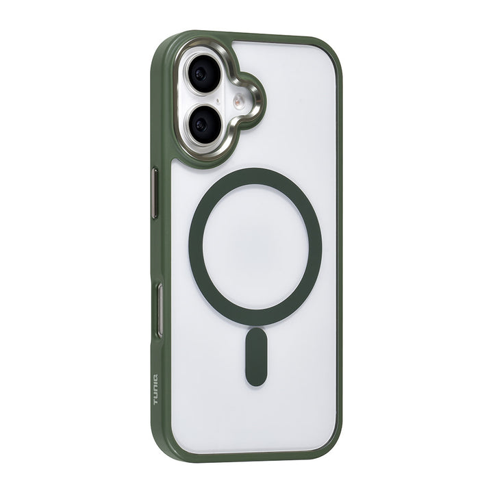 TUNIQ iPhone 16 Backcover hoesje - Magsafe - Silicone - Groen-Hoesjes-Ilumina Benelux