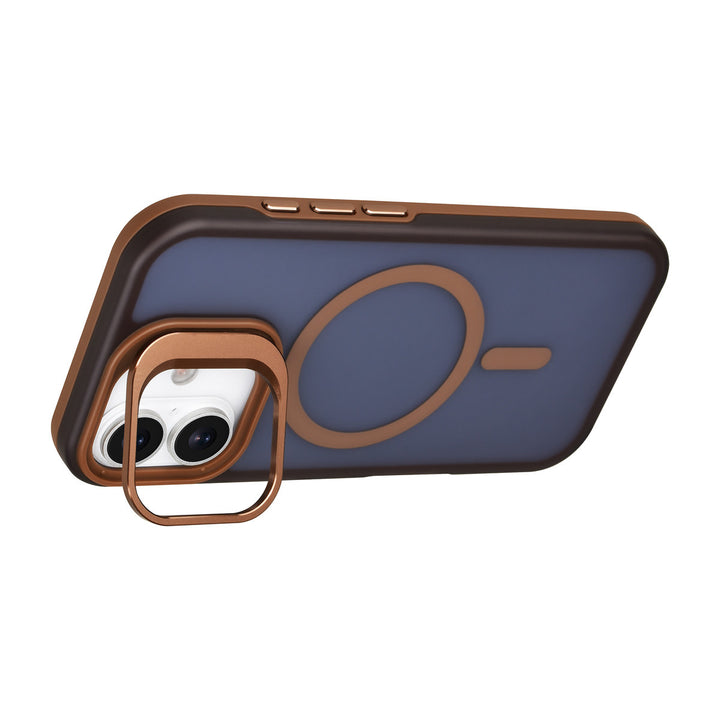 TUNIQ iPhone 16 Backcover hoesje - Magsafe - With Camera Stand - Goud-Hoesjes-Ilumina Benelux
