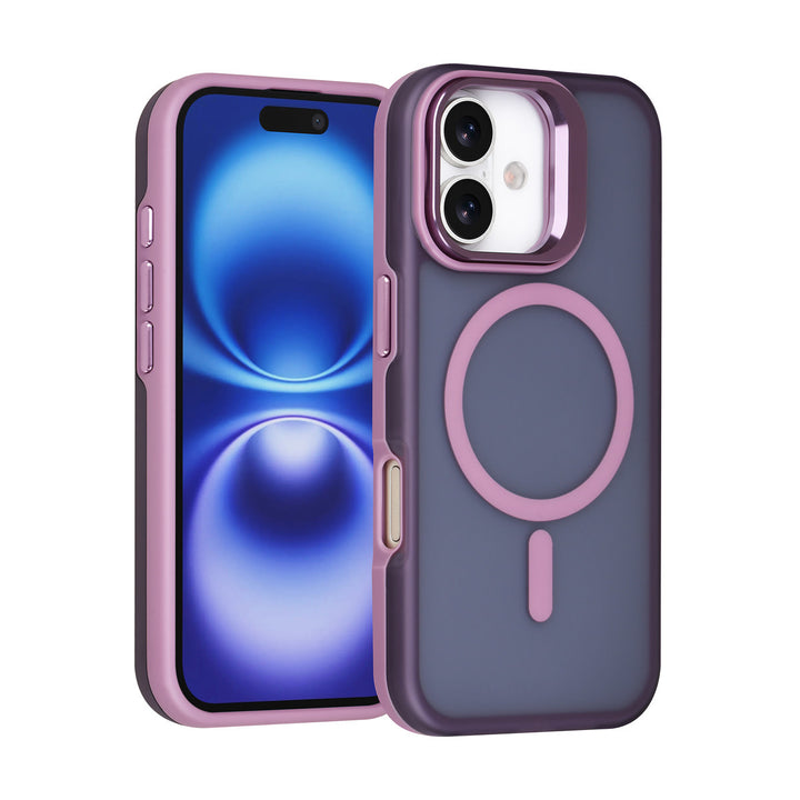 TUNIQ iPhone 16 Backcover hoesje - Magsafe - With Camera Stand - Paars-Hoesjes-Ilumina Benelux