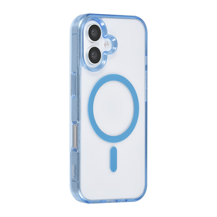 TUNIQ iPhone 16 Backcover hoesje Magsafe silicone - Blauw-Hoesjes-Ilumina Benelux