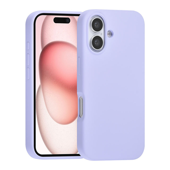 TUNIQ iPhone 16 Backcover hoesje Premium Liquid silicone - Paars-Hoesjes-Ilumina Benelux
