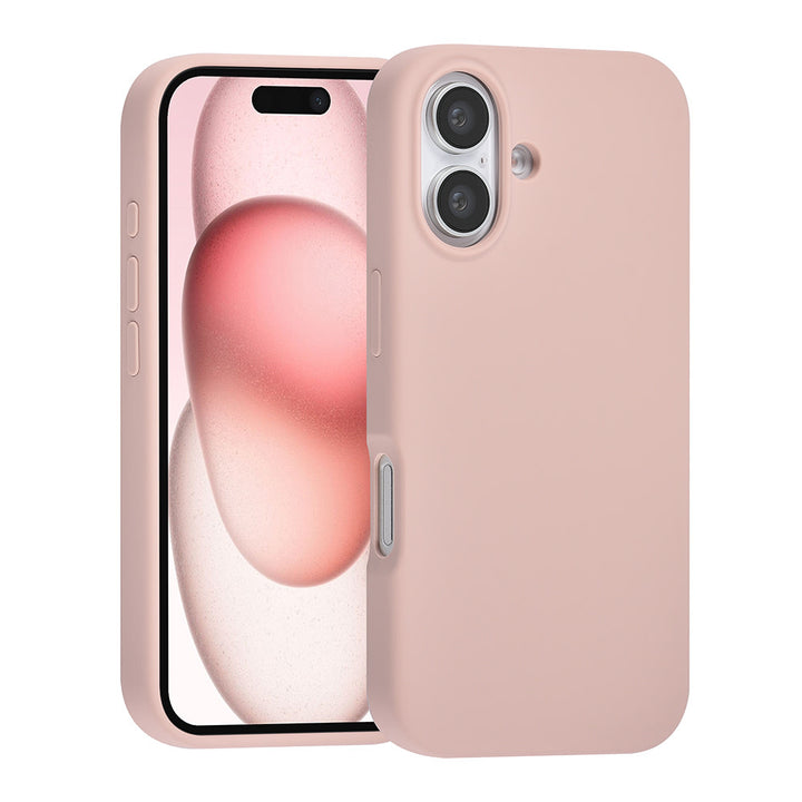 TUNIQ iPhone 16 Backcover hoesje Premium Liquid silicone - Roze-Hoesjes-Ilumina Benelux