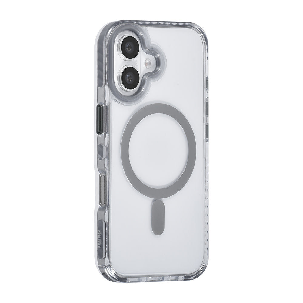 TUNIQ iPhone 16 Backcover hoesje neck cord -TPU+PC - Grijs-Hoesjes-Ilumina Benelux