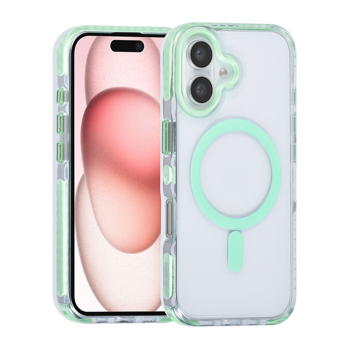 TUNIQ iPhone 16 Backcover hoesje neck cord -TPU+PC - Groen-Hoesjes-Ilumina Benelux